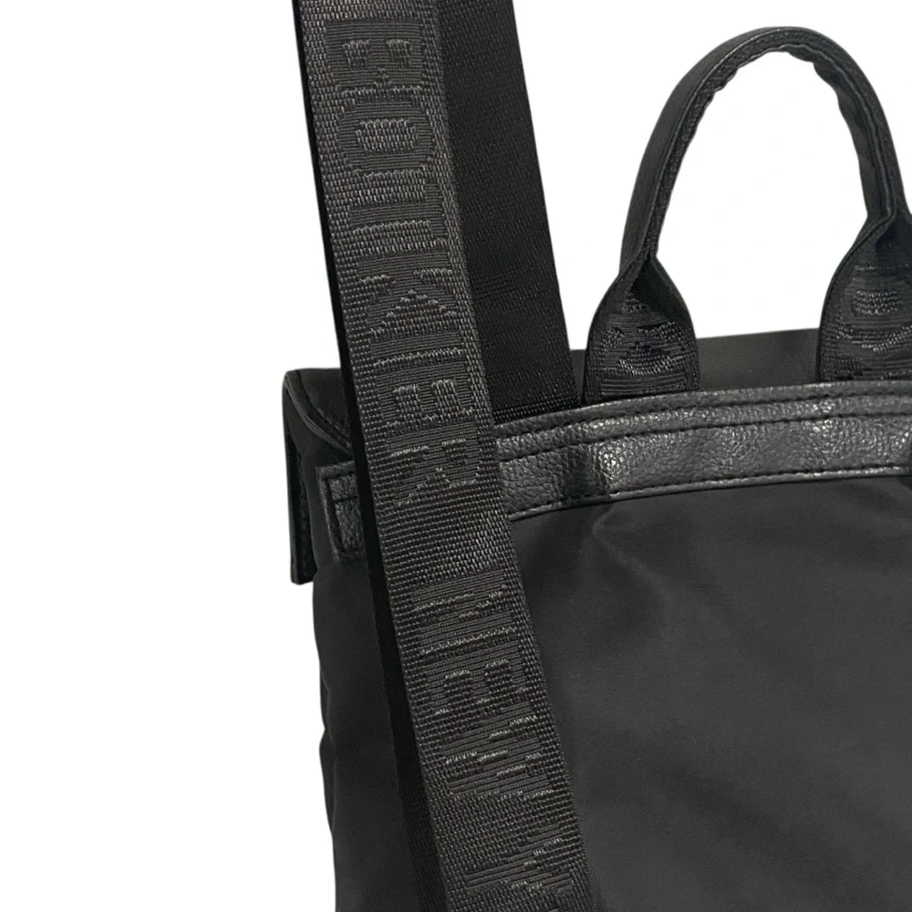 Botkier New York Black Nylon Leather Small Backpack - Like New